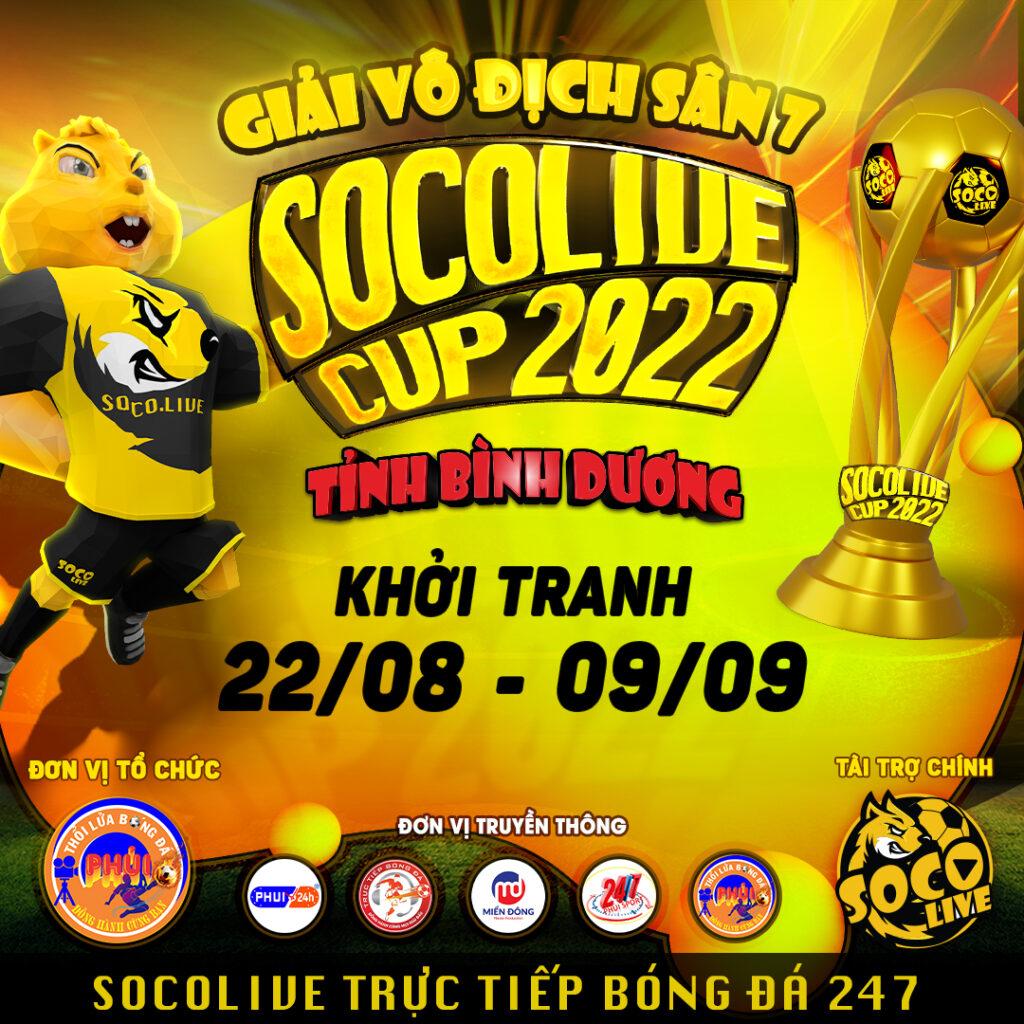 Giải bóng đá Vô Địch Sân 7 Tỉnh Bình Dương - Socolive Cup 2022