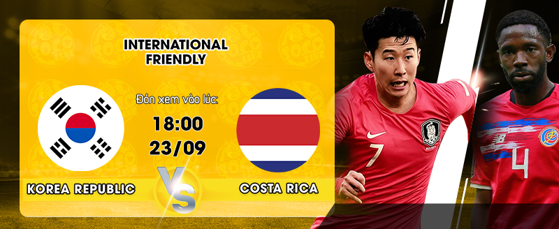 Lịch thi đấu Korea Republic vs Costa Rica - socolive 