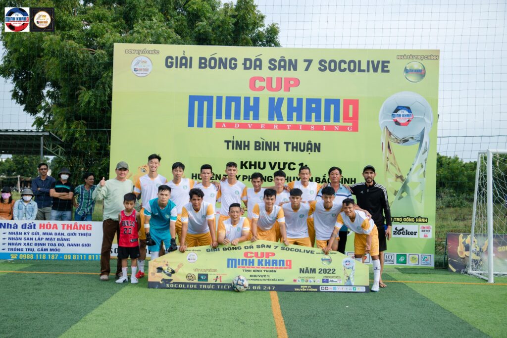 Đội hình Tôm Thẻ Chân Trắng FC tại Giải Phủi Bình Thuận Sân 7 Socolive Cup Minh Khang