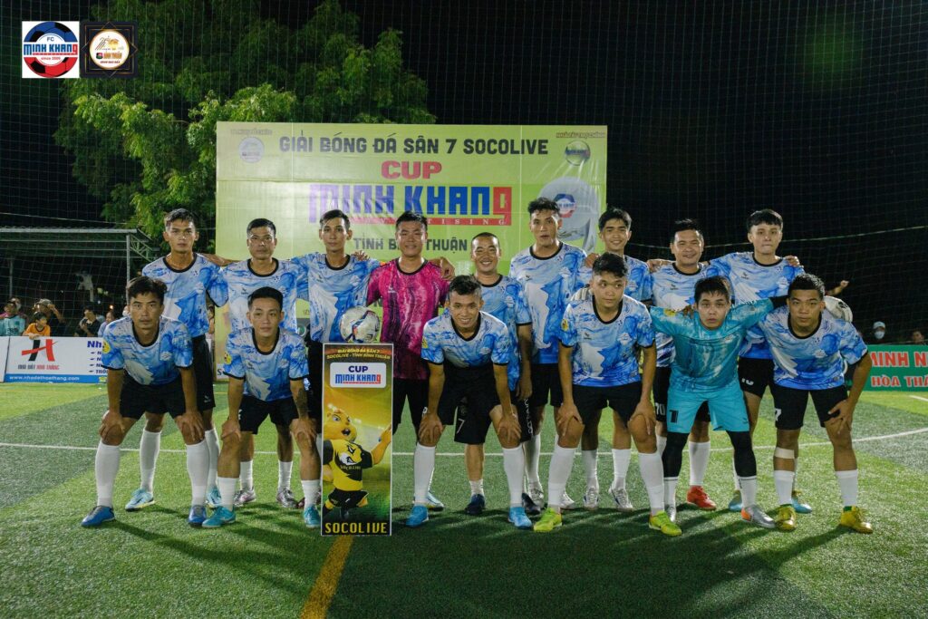 Đội hình siêu phủi của Phúc Tuyền FC tại giải phủi Bình Thuận Socolive Cup Minh Khang