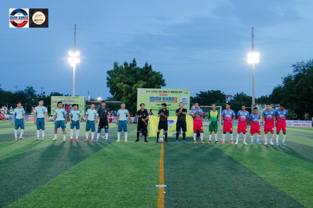 Chính Thức FC -vs- Chợ Xe Ben FC Vòng 2 giải bóng đá sân 7 Bình Thuận Socolive Cup Minh Khang